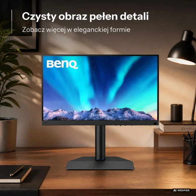 Монітор BenQ SW272QN (9H.Y0DLB.QBE) EU - зображення 6
