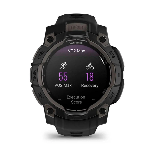Смарт-годинник Garmin Instinct 3 (45 мм) AMOLED чорний (010-02936-00) Б\К - Фото 6 Смарт-годинник Garmin Instinct 3 (45 мм) AMOLED чорний (010-02936-00) Б\К - зображення 6