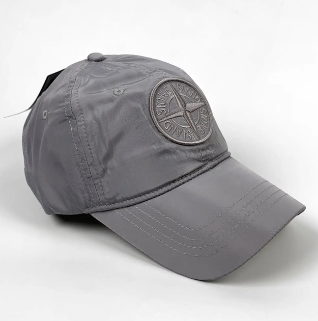Бейсболка Stone Island серого цвета, One-Size (универсальный размер), унисекс. - Фото 1 Бейсболка Stone Island серого цвета, One-Size (универсальный размер), унисекс. - изображение 1