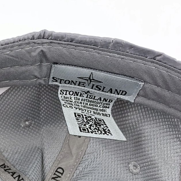 Бейсболка Stone Island серого цвета, One-Size (универсальный размер), унисекс. - Фото 5 Бейсболка Stone Island серого цвета, One-Size (универсальный размер), унисекс. - изображение 5