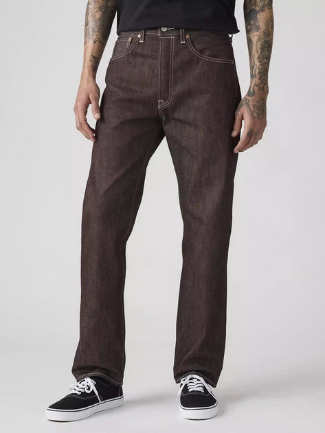 Джинсы Regular Fit мужские Levi`s 501 Original Shrink-to-Fit 386379230 34W 32L Коричневые (1162788106) - Фото 1 Джинсы Regular Fit мужские Levi`s 501 Original Shrink-to-Fit 386379230 34W 32L Коричневые (1162788106) - изображение 1