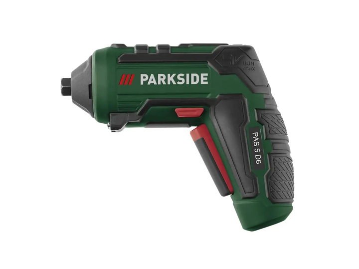 Аккумуляторная отвертка Parkside PAS 5 D5 шуруповерт 4 В с набором насадок - изображение 7