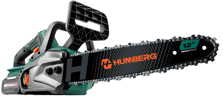 Pilarka łańcuchowa akumulatorowa Humberg HM-436 + 2x aku 4AH - obraz 2