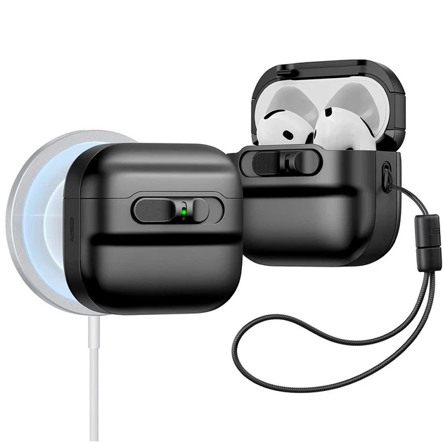 Чехол для наушников ESR Pulse Halolock для AirPods 4 Black with MagSafe (4894240217702) - Фото 1 Чехол для наушников ESR Pulse Halolock для AirPods 4 Black with MagSafe (4894240217702) - изображение 1