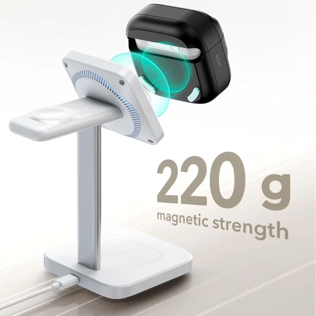 Чехол для наушников ESR Pulse Halolock для AirPods 4 Black with MagSafe (4894240217702) - Фото 6 Чехол для наушников ESR Pulse Halolock для AirPods 4 Black with MagSafe (4894240217702) - изображение 6