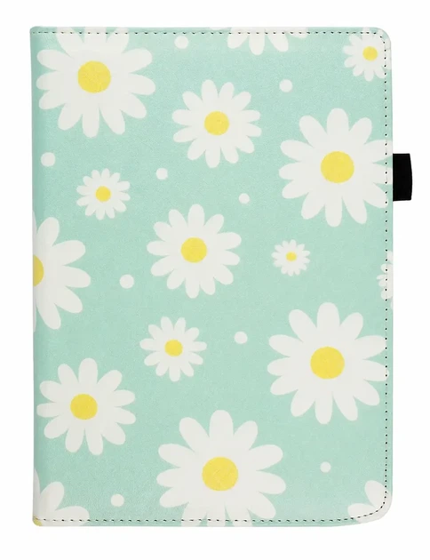 Чехол (обложка) для PocketBook InkPad Color 3 (PB743K3) с рисунком с ремешком для руки и подставкой (7707048) Ромашки - Фото 1 Чехол (обложка) для PocketBook InkPad Color 3 (PB743K3) с рисунком с ремешком для руки и подставкой (7707048) Ромашки - изображение 1