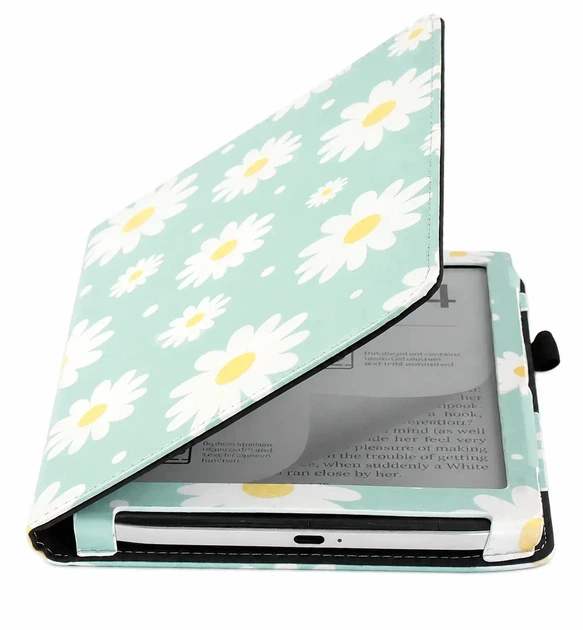 Чехол (обложка) для PocketBook InkPad Color 3 (PB743K3) с рисунком с ремешком для руки и подставкой (7707048) Ромашки - Фото 5 Чехол (обложка) для PocketBook InkPad Color 3 (PB743K3) с рисунком с ремешком для руки и подставкой (7707048) Ромашки - изображение 5