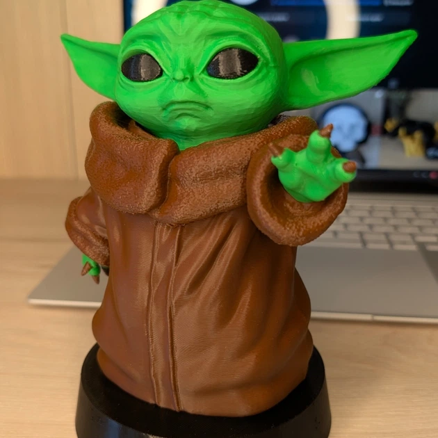 Колекційна фігурка 3D Грогу «Малюк Йода» (Baby Yoda Star Wars) - изображение 2