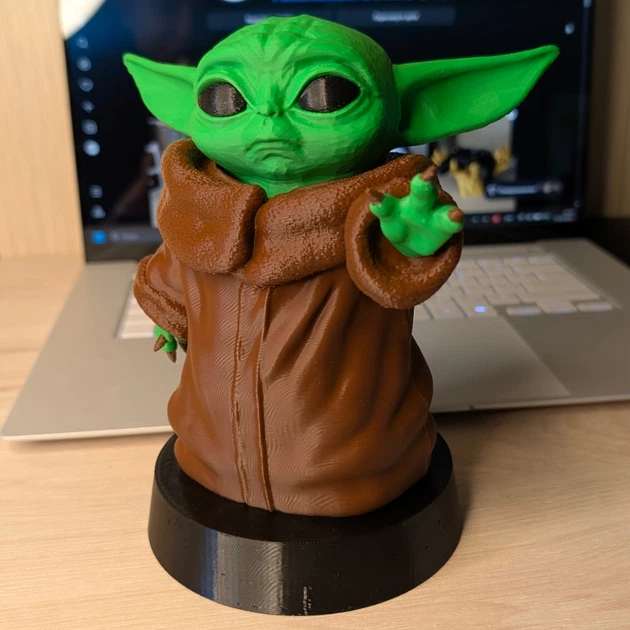 Колекційна фігурка 3D Грогу «Малюк Йода» (Baby Yoda Star Wars) - изображение 4