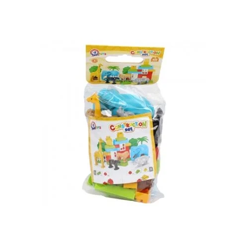 Конструктор пластиковый ТехноК Зоопарк 40 деталей Technok Toys - изображение 4