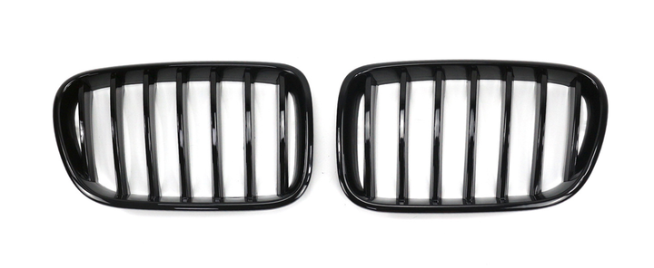 Ніздрі решітки радіатора переднього бампера BMW X3 F25 2011-2013 Black - Фото 4 Ніздрі решітки радіатора переднього бампера BMW X3 F25 2011-2013 Black - зображення 4