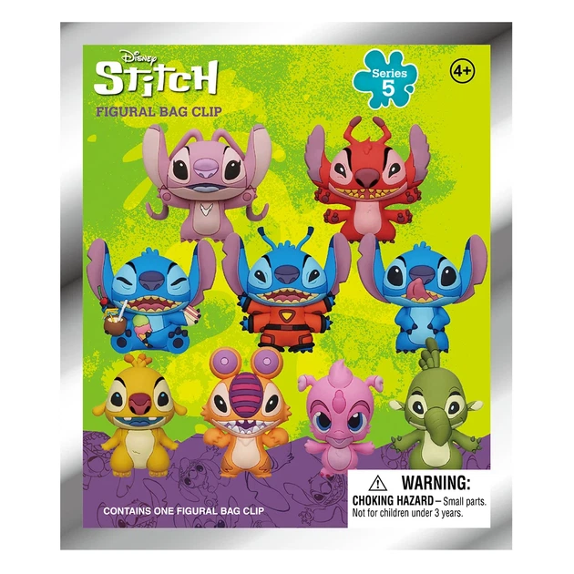 Игровая фигурка-сюрприз на клипсе Monogram серии Стич S5 - Фото 1 Игровая фигурка-сюрприз на клипсе Monogram серии Стич S5 - изображение 1
