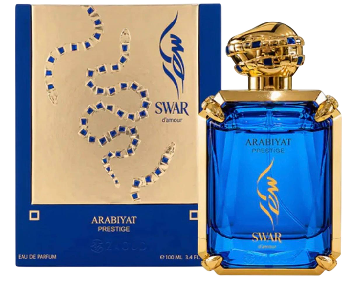 Woda perfumowana unisex Arabiyat Prestige Swar D'Amour 100 ml (6295156401281) - Zdjęcie 2 Woda perfumowana unisex Arabiyat Prestige Swar D'Amour 100 ml (6295156401281) - obraz 2