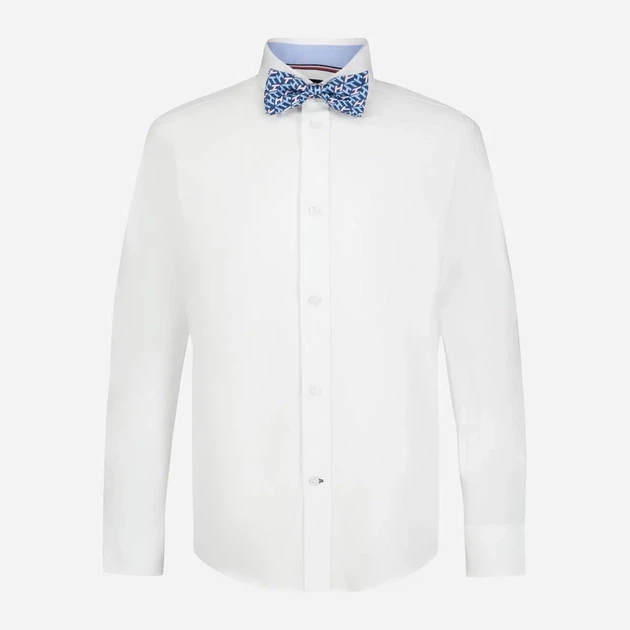Подростковая рубашка для мальчика Tommy Hilfiger 984398170 158 см Белая (1159846539) - Фото 1 Подростковая рубашка для мальчика Tommy Hilfiger 984398170 158 см Белая (1159846539) - изображение 1