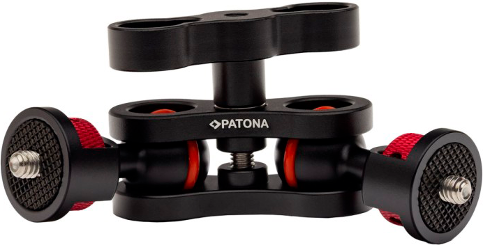Rama PATONA Magic-Arm z podwójną głowicą kulową Black (4055655240826) - obraz 2