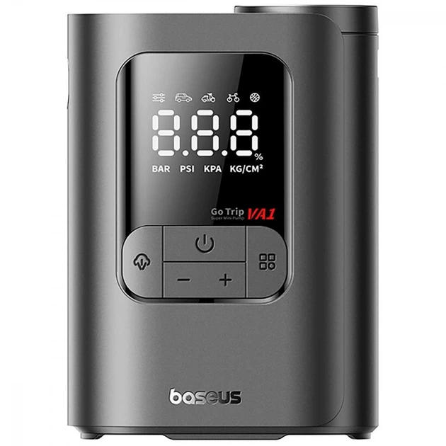 Автомобильный насос Baseus GoTrip VA1 Super Mini 100W (Wired) black - изображение 5