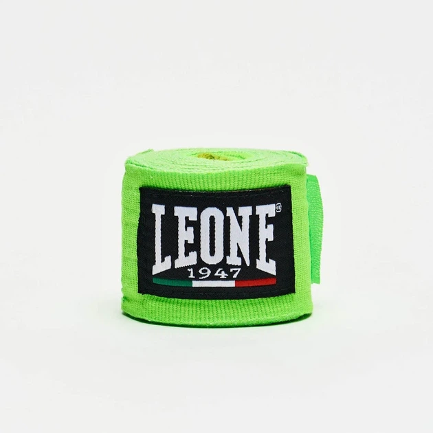 Боксерские бинты Leone хлопок 3,5 м зеленый 2 шт. - изображение 2