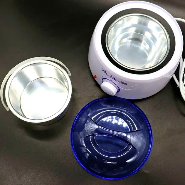 Воскоплав Pro Wax 100 Вт белый для воска в банках и парафина с терморегулятором 17х17х9 см - изображение 7