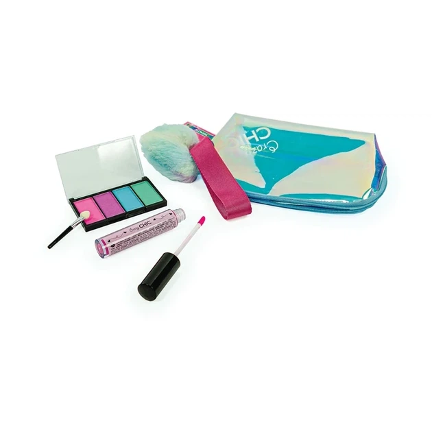Zestaw kosmetyków Clementoni Crazy Chic Lovely Make-up: Eyeshadows and Lip gloss w holograficznej kosmetyczce (18901) (8005125189014) - Zdjęcie 2 Zestaw kosmetyków Clementoni Crazy Chic Lovely Make-up: Eyeshadows and Lip gloss w holograficznej kosmetyczce (18901) (8005125189014) - obraz 2