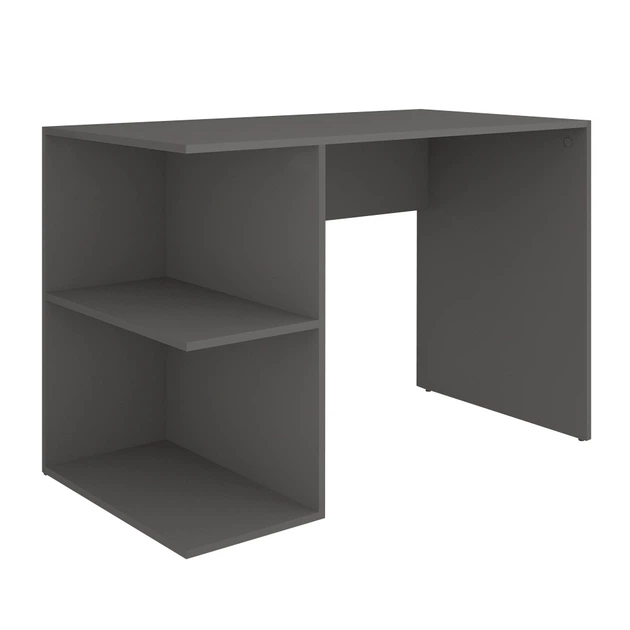 Стол компьютерный Roko (Роко) Бостон Серый графит 110x60x75 см (201277) - Фото 1 Стол компьютерный Roko (Роко) Бостон Серый графит 110x60x75 см (201277) - изображение 1
