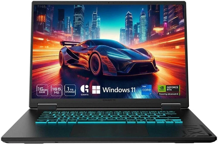 Ноутбук GIGABYTE Gaming A16 CVH (CVHI3US894SH) - Фото 1 Ноутбук GIGABYTE Gaming A16 CVH (CVHI3US894SH) - изображение 1