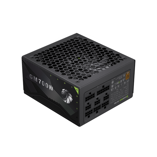 Блок живлення 700Вт GameMax GM 700B Fully-modular New (ATX 2.53, 80+ Bronze, 140мм Ultra Silent Fan) - Фото 1 Блок живлення 700Вт GameMax GM 700B Fully-modular New (ATX 2.53, 80+ Bronze, 140мм Ultra Silent Fan) - зображення 1