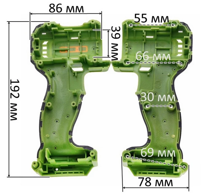 Корпус безщеточного шуруповерта Procraft PA18BL Universal Extra (korp542) - Фото 7 Корпус безщеточного шуруповерта Procraft PA18BL Universal Extra (korp542) - изображение 7