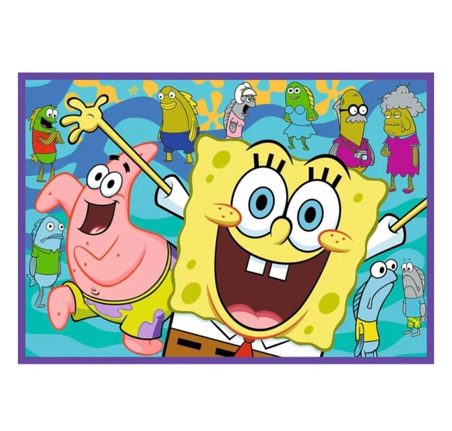 Набір великих пазлів Trefl 4в1 Sponge Bob - изображение 3
