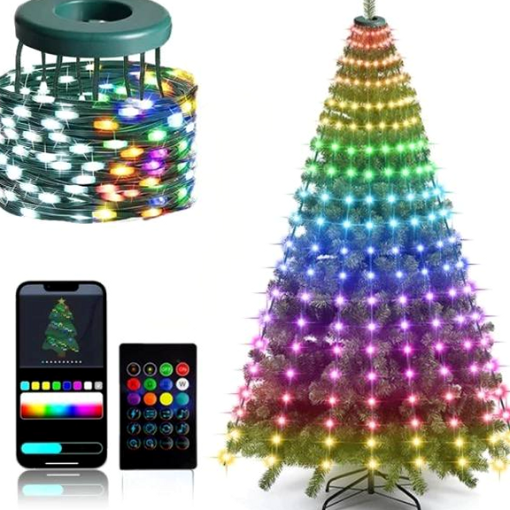 Гірлянда роса 2 м 200Led USB Bluetooth пульт дистанційного керування RGB прозорий ПВХ - Фото 2 Гірлянда роса 2 м 200Led USB Bluetooth пульт дистанційного керування RGB прозорий ПВХ - зображення 2
