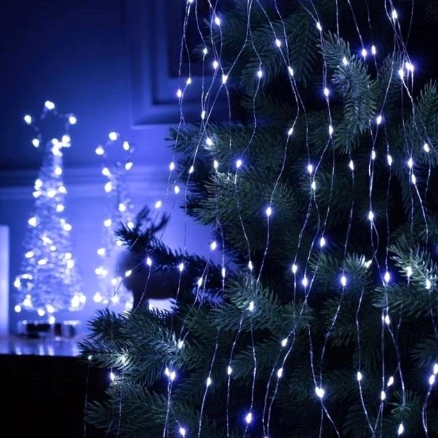 Гірлянда 400 LED 2m 20 pcs USB для прикрашання Кінський хвіст білий - зображення 10