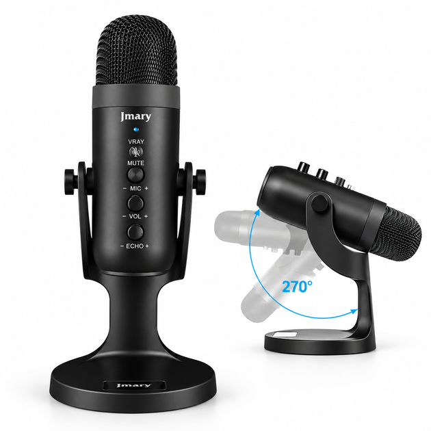USB-микрофон Jmary MC-PW8 конденсаторный с шумоподавлением - изображение 2