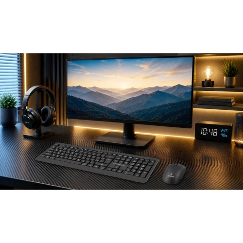 Комплект REAL-EL KIT-555W Wireless Black (EL123100056) REAL-EL EL123100056 1091471 - Фото 12 Комплект REAL-EL KIT-555W Wireless Black (EL123100056) REAL-EL EL123100056 1091471 - изображение 12