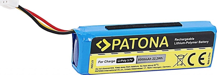 Akumulator PATONA do głośnika JBL Charge AEC982999-2P (4055655222716) - Zdjęcie 1 Akumulator PATONA do głośnika JBL Charge AEC982999-2P (4055655222716) - obraz 1