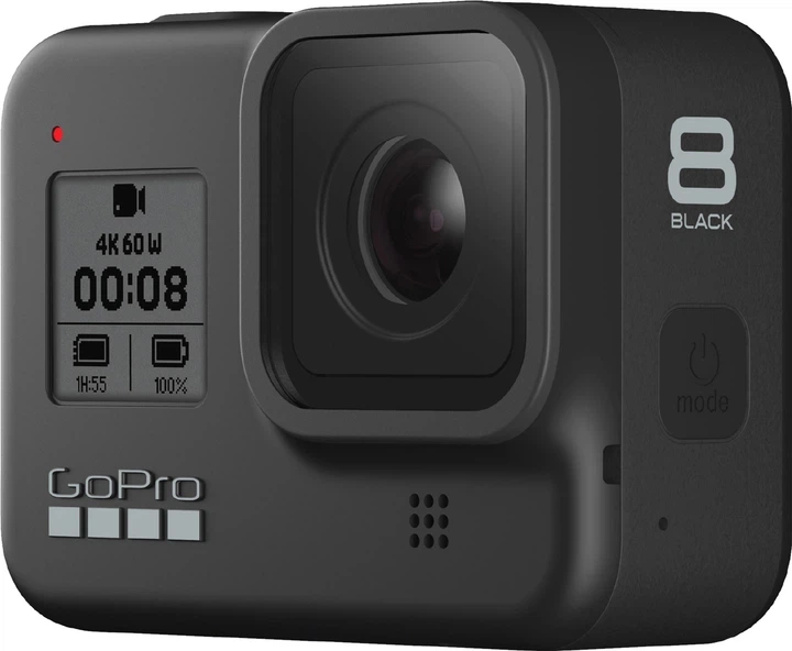 Відеокамера GoPro HERO 8 Black (Зарядний бокс з 3 АКБ) - Б/У - изображение 3