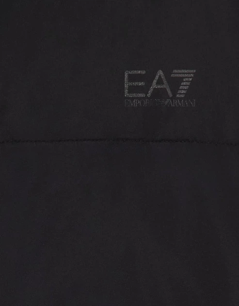 Женская куртка-бомбер EA7 Emporio Armani в черном цвете - размер 27/54 (XL)(7W001384/UC001/AF16074) - изображение 5