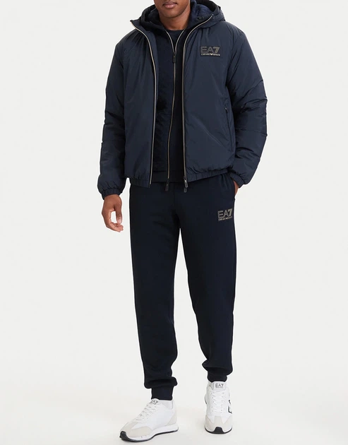 Мужская куртка EA7 Emporio Armani в темно-синем цвете - размер 29/58 (3XL)(7M002102/UВ102/AF25750) - Фото 3 Мужская куртка EA7 Emporio Armani в темно-синем цвете - размер 29/58 (3XL)(7M002102/UВ102/AF25750) - изображение 3