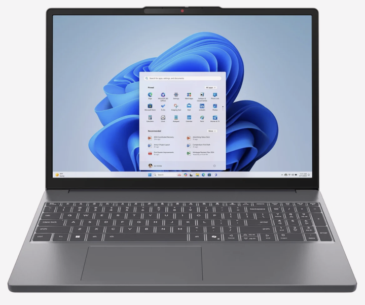 Ноутбук Lenovo IdeaPad Slim 3, Qualcomm Snapdragon X, 16 ГБ, SSD 1 TБ, OLED 15.1" WQXGA, Windows 11 — 83N3006LPB - изображение 3
