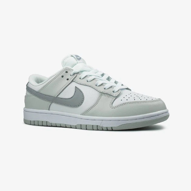 Жіночі кросівки Nike Dunk Low White Grey 38 - Фото 6 Жіночі кросівки Nike Dunk Low White Grey 38 - изображение 6