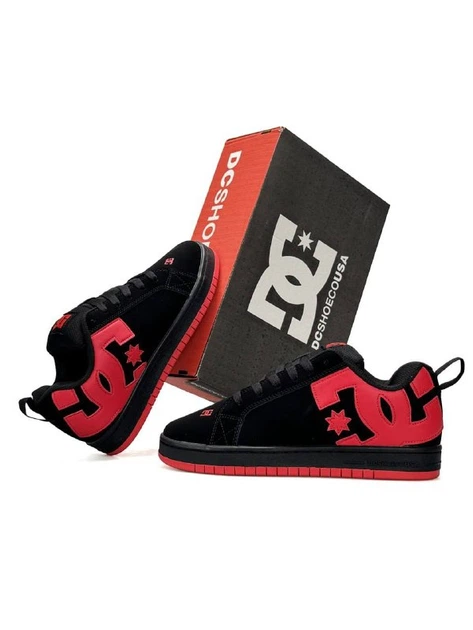 Жіночі кросівки DC Shoes Court Graffik Red on Black 37 - Фото 9 Жіночі кросівки DC Shoes Court Graffik Red on Black 37 - зображення 9