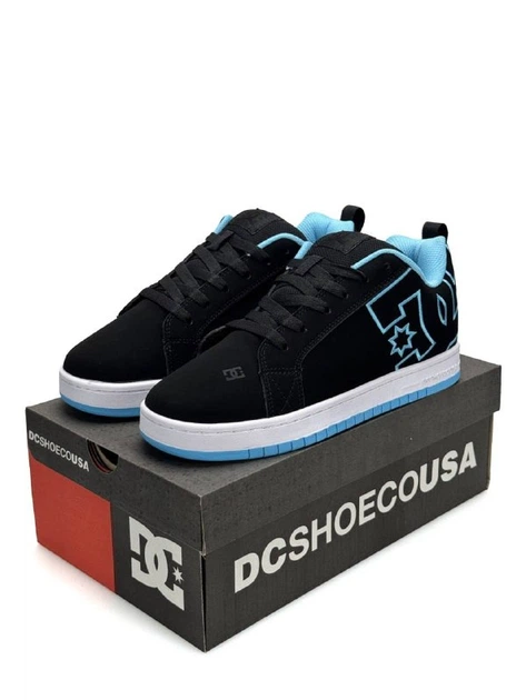 Жіночі кросівки DC Shoes Court Graffik Black Sky White 41 - Фото 8 Жіночі кросівки DC Shoes Court Graffik Black Sky White 41 - зображення 8