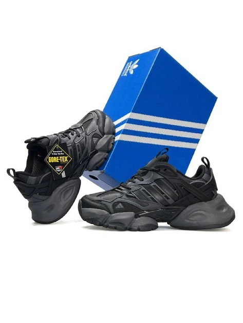Чоловічі кросівки Adidas XLG Runner Deluxe GTX Black Grey 45 - зображення 9