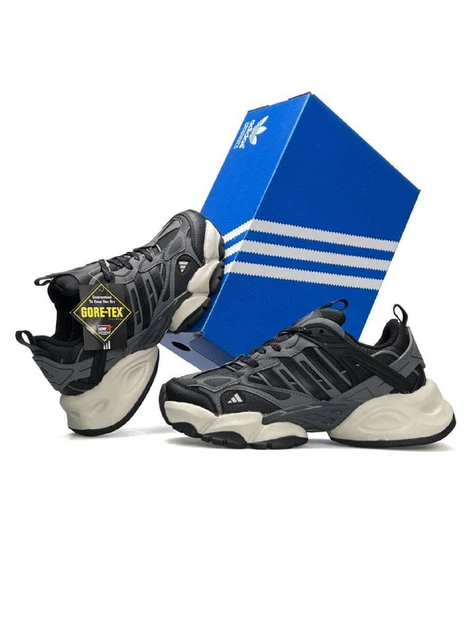 Чоловічі кросівки Adidas XLG Runner Deluxe GTX Grey Black Beige 42 - изображение 9
