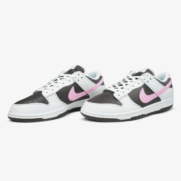 Жіночі кросівки Nike SB Dunk Low White Brown Pink 39 - Фото 9 Жіночі кросівки Nike SB Dunk Low White Brown Pink 39 - зображення 9