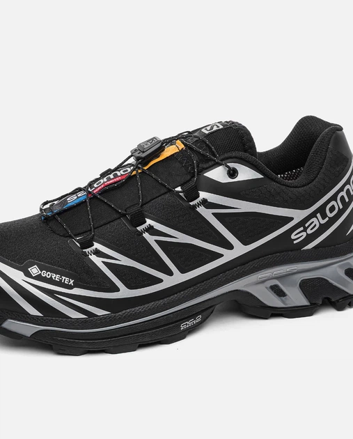 Чоловічі кросівки Salomon XT-6 Gore-Tex Black Silver 42 - Фото 8 Чоловічі кросівки Salomon XT-6 Gore-Tex Black Silver 42 - зображення 8