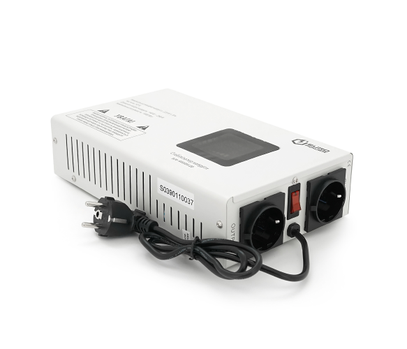Стабілізатор напруги релейний Europower SLIM-1000SBR LED 1000VA 700W - зображення 2