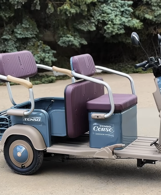 Електричний трицикл Corso Tenso TG-707841 1500W Графеновий АКБ Chilwee 72V 32Ah до 350 кг електротрицикл - изображение 5