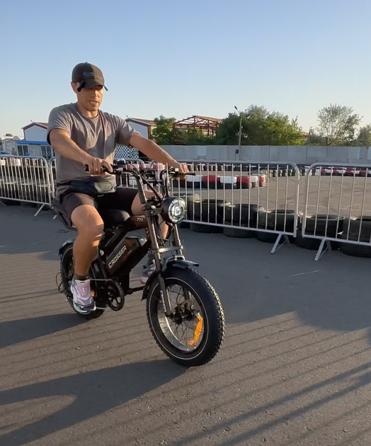Електровелосипед Crosser 777 48V 500W 15Ah Літієва батарея Фетбайк 20x4.0 Гідравлічні гальма - изображение 3
