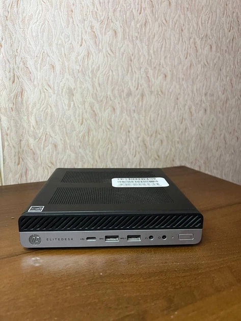 Неттоп HP EliteDesk 705 G4 Desktop Mini USFF / AMD Ryzen 5 Pro 2400G (4 (8) ядра по 3.6 - 3.9 GHz) / 16 GB DDR4 / 512 GB SSD / AMD Radeon RX Vega 11 Graphics / Блок живлення б/в - зображення 2