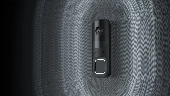 Видеозвонок Ajax Doorbell 4 Мп Wi-Fi 155°x90° черный - изображение 2