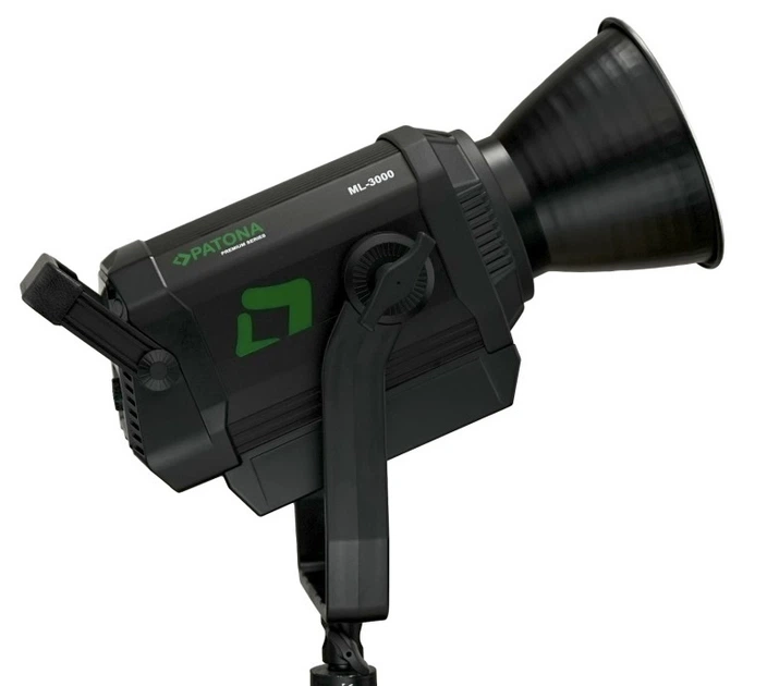 Студійне світлодіодне світло PATONA Premium ML-3000 Bi-Color COB 300W 100000 Lux / 1m Bowens (4055655253239) - Фото 5 Студійне світлодіодне світло PATONA Premium ML-3000 Bi-Color COB 300W 100000 Lux / 1m Bowens (4055655253239) - зображення 5